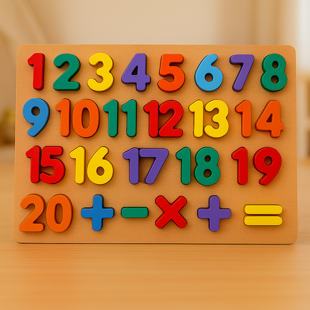Wooden 3d Colorful Alphabets,Numbers & Shapes Sorting Boards