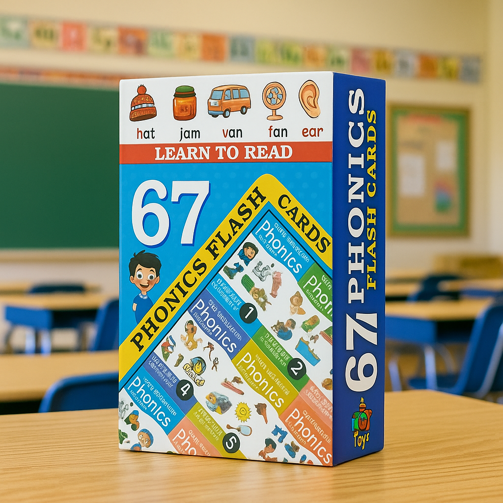 Phonics High Quality 67 Interactive Flash Cards