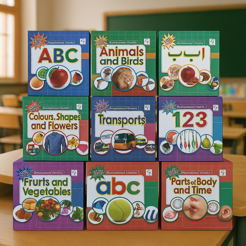 All-in-One Educational Flashcards Combo for Young Learners