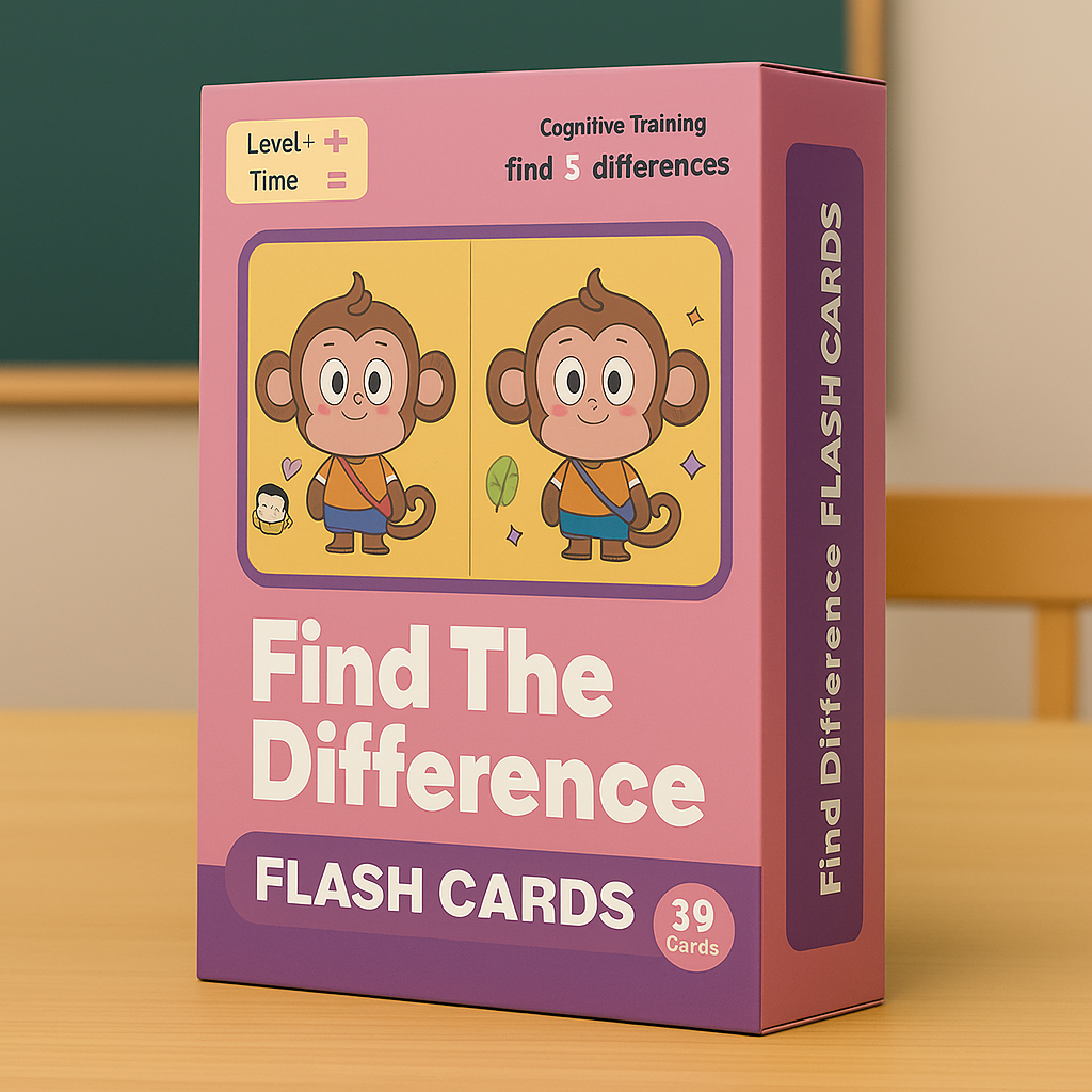 Find The  Difference Interactive Flash Card Set