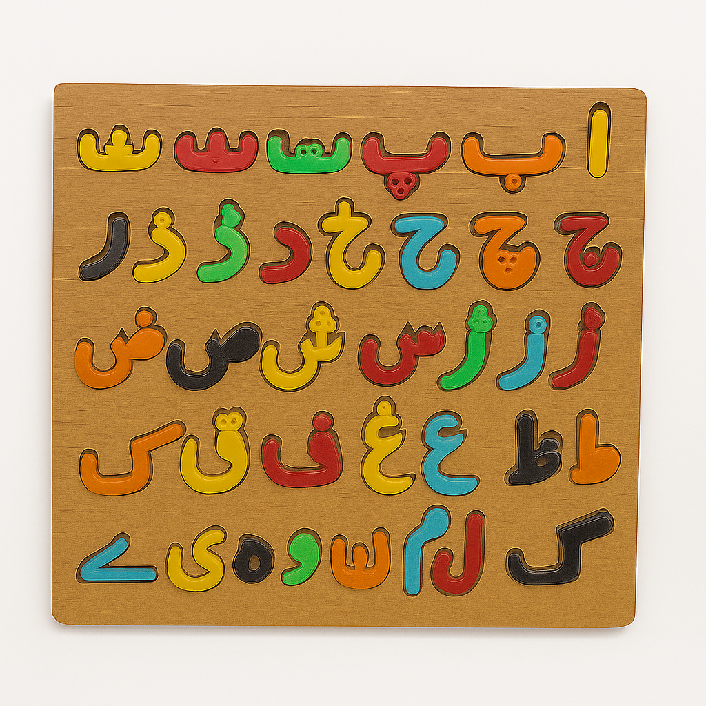 Wooden 3d Colorful Alphabets,Numbers & Shapes Sorting Boards