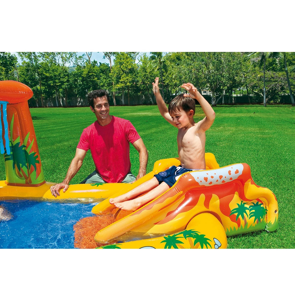 Intex Dinosaur Play Center Shower Swim Pool With Free Pump