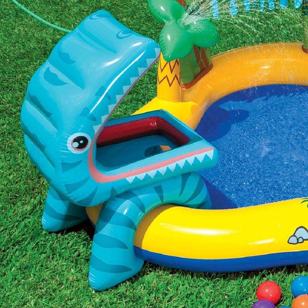 Intex Dinosaur Play Center Shower Swim Pool With Free Pump