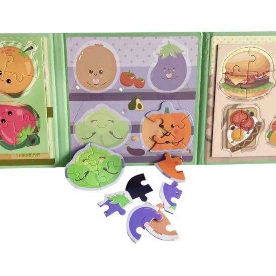 Magnetic Fruits Creative Puzzle Book