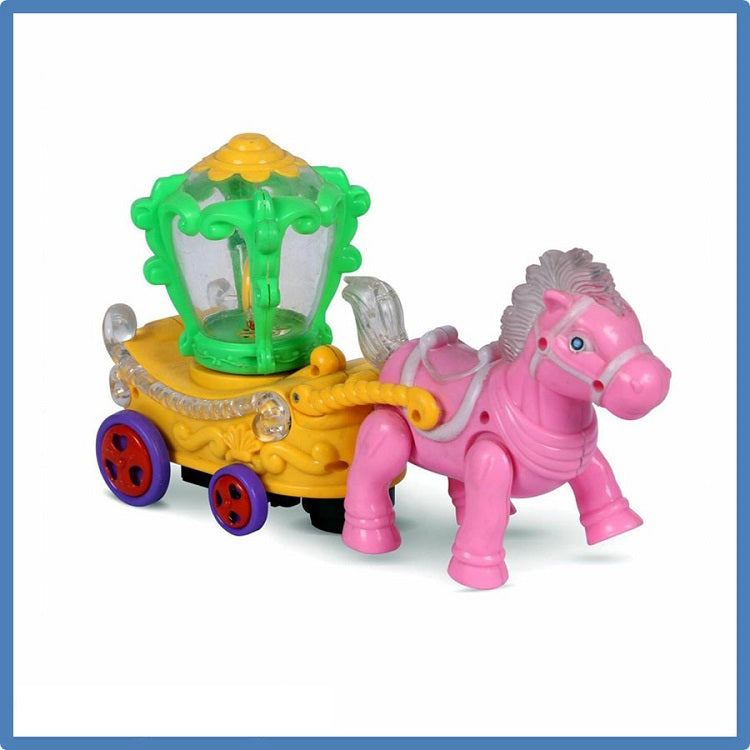 Unicorn Carriage With Lights And Music Bump & Go Action