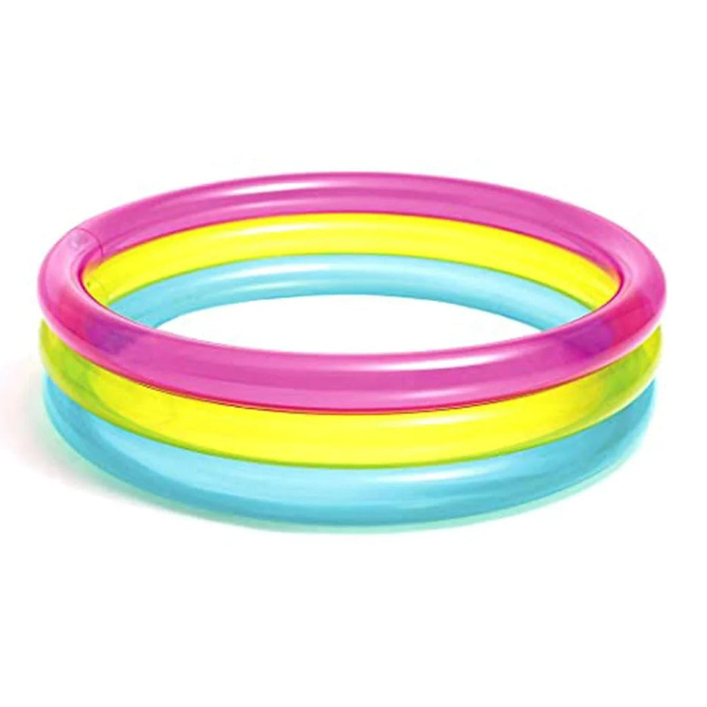 Intex Inflatable Multicolor Ring Kids Swimming Pool-36 inch