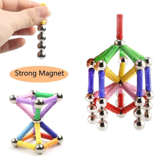 Magnetic Balls & Sticks Construction Blocks Set-48 pcs