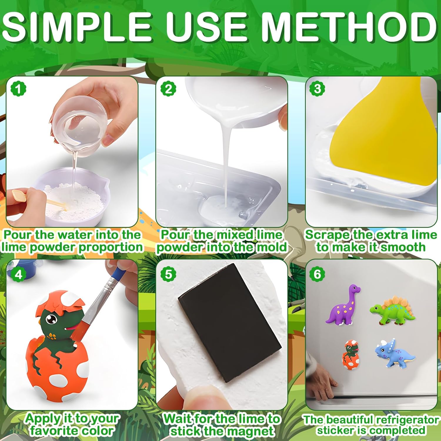 DIY 3D Mould & Paint Activity Kit for Kids – Fun Character Craft Set