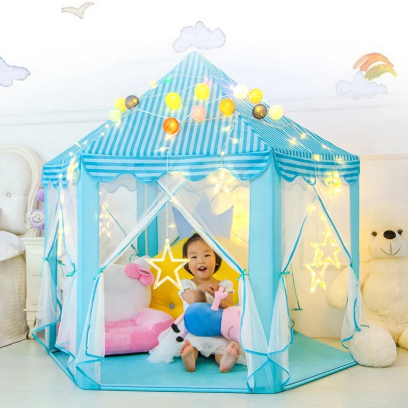 Fairy Prince Castle Play Tent Play With Free 25 Balls