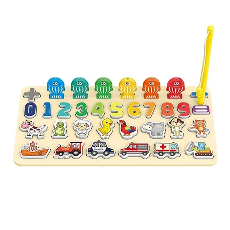 Montessori Science Logic Board With Fishing – MGT Toys