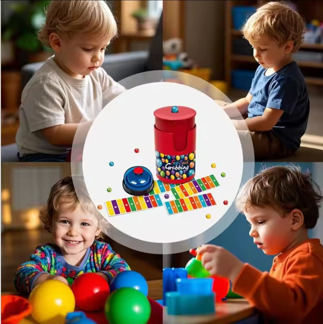 Fast Bead Grabbing Bingo 2 Player Activity Game