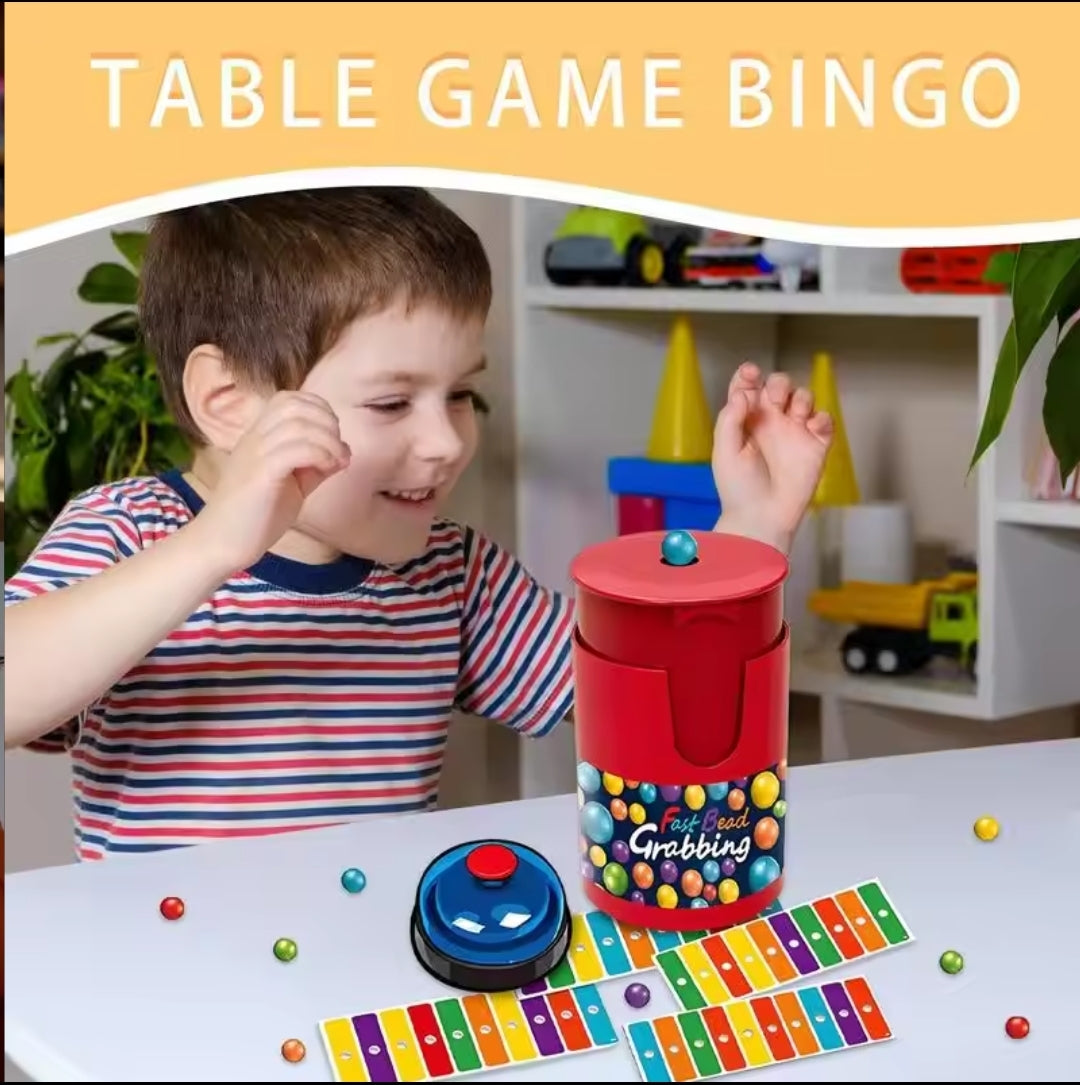 Fast Bead Grabbing Bingo 2 Player Activity Game