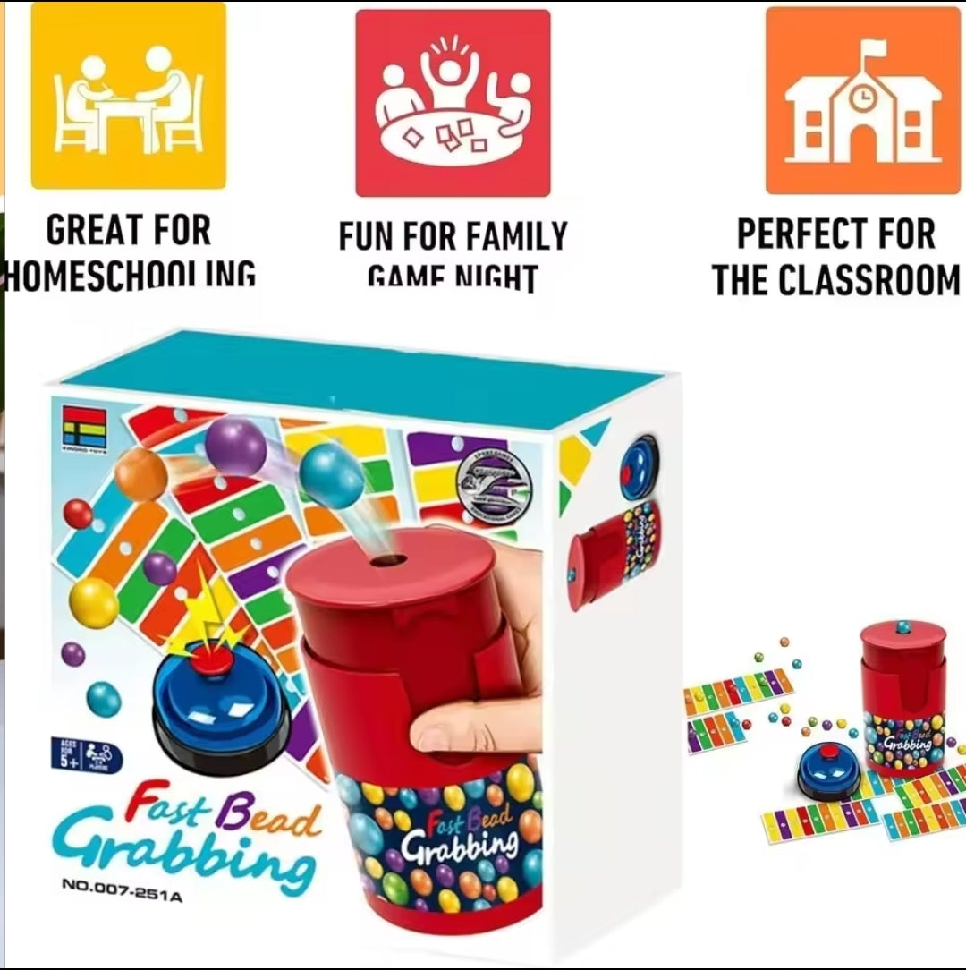 Fast Bead Grabbing Bingo 2 Player Activity Game