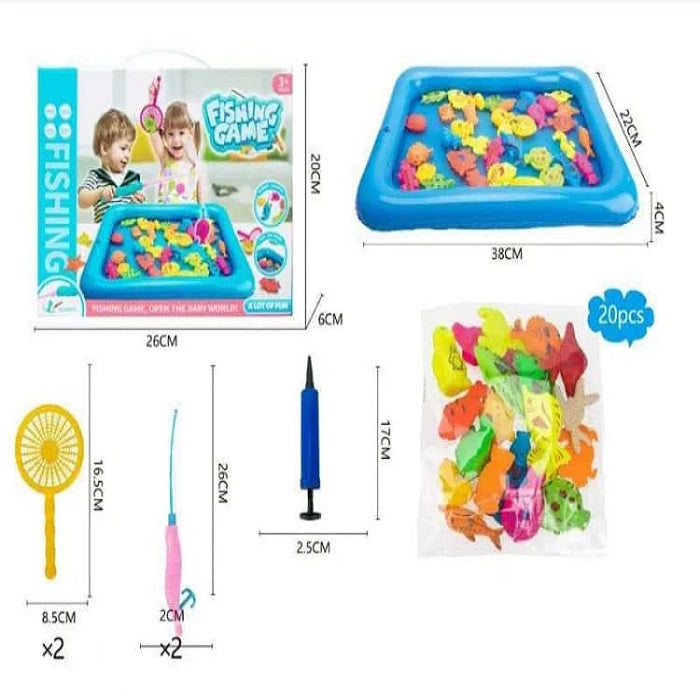 Magnetic Inflatable Activity Fishing Game