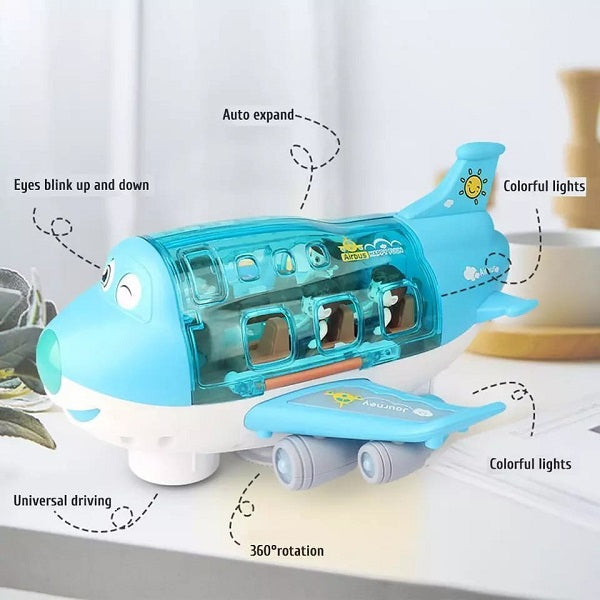 Airliner Musical Airplane With 360° Rotating & Lights