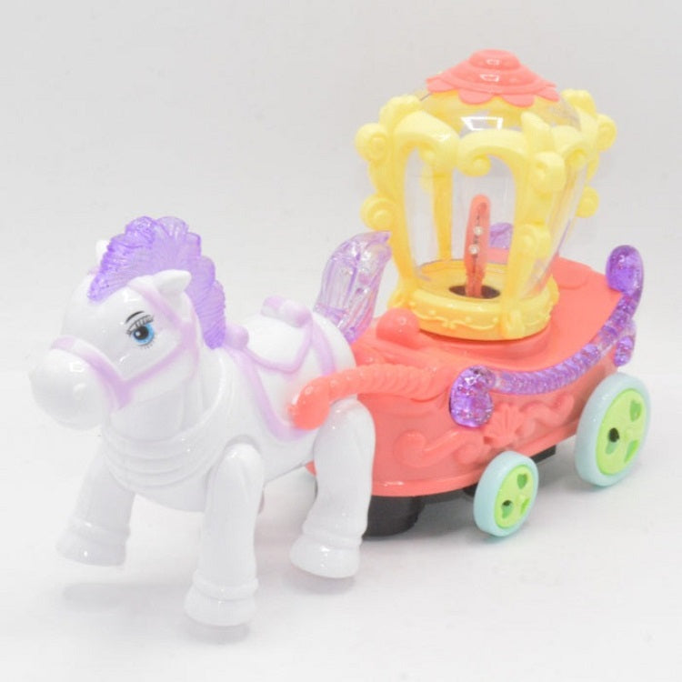 Unicorn Carriage With Lights And Music Bump & Go Action