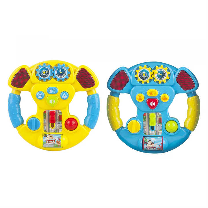 Musical Steering Wheel With Lights and Horn