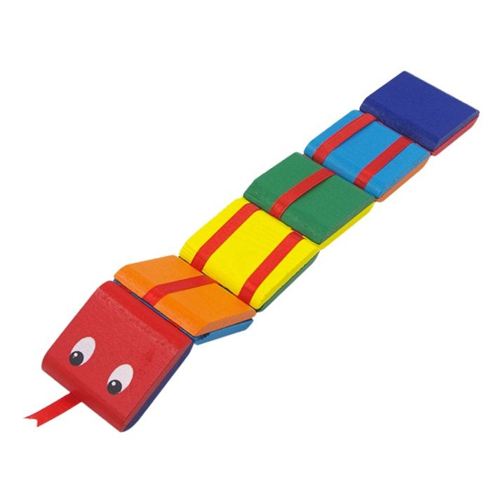 Colorful Flap Wooden Ladder Visual Illusion Toy