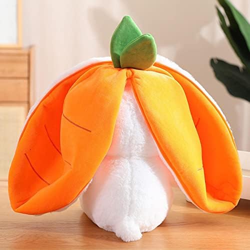 Cute Reversible Stuffed Carrot Floppy Ear Rabbit