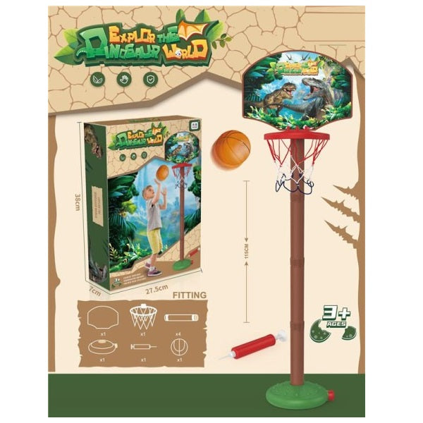 Dinosaur Adjustable Activity Basketball Stand