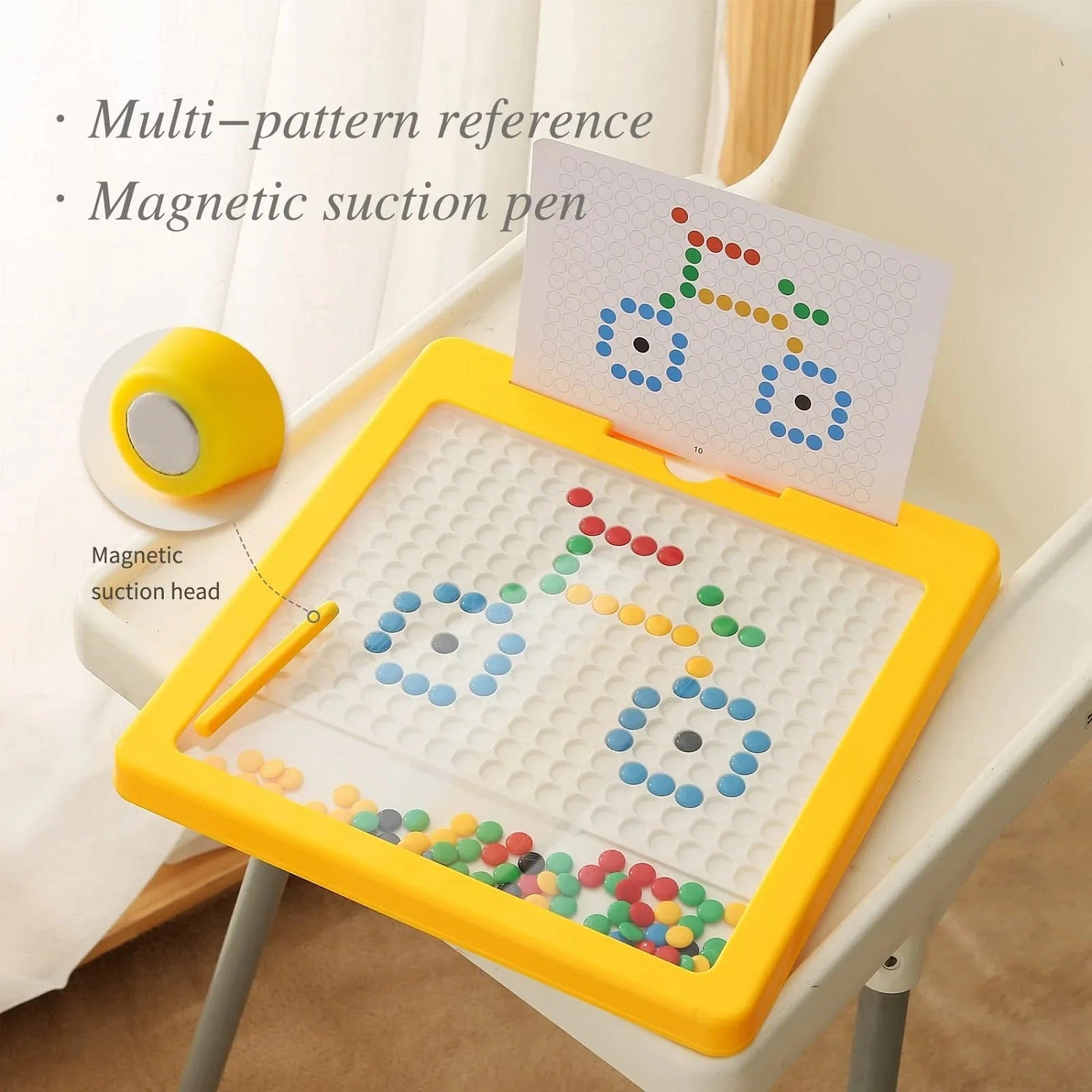 Magnetic Drawing Multicolour Bean Board