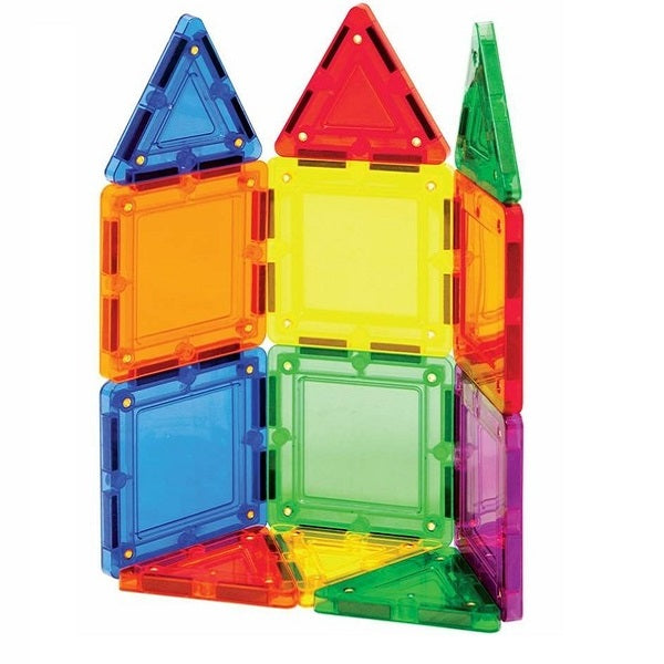 Multicolours Tile Magnetic 3D Building Blocks 14 pcs