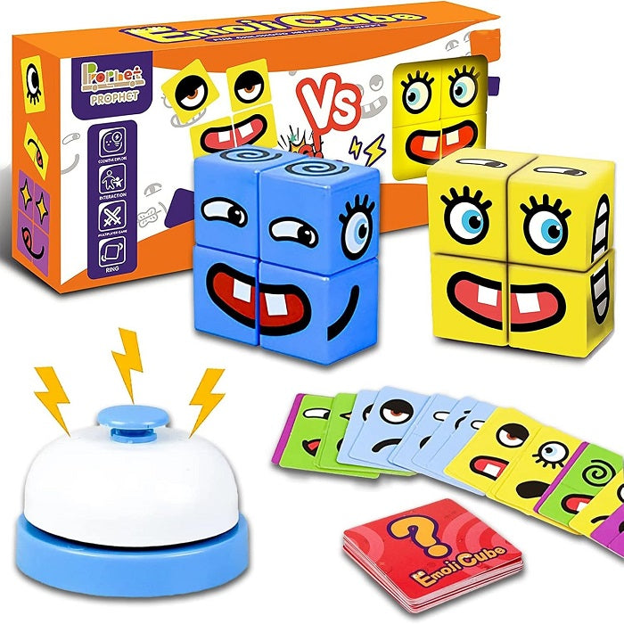 Face Changing Expression Cube Puzzle Blocks Challenge Game