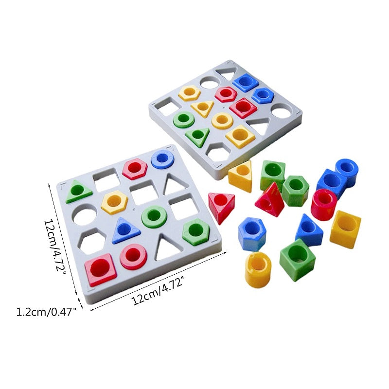 Multicolour Shapes Maching Educational Challenging Game