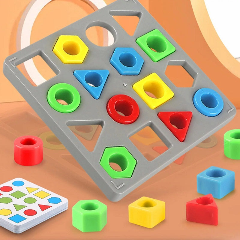 Multicolour Shapes Maching Educational Challenging Game