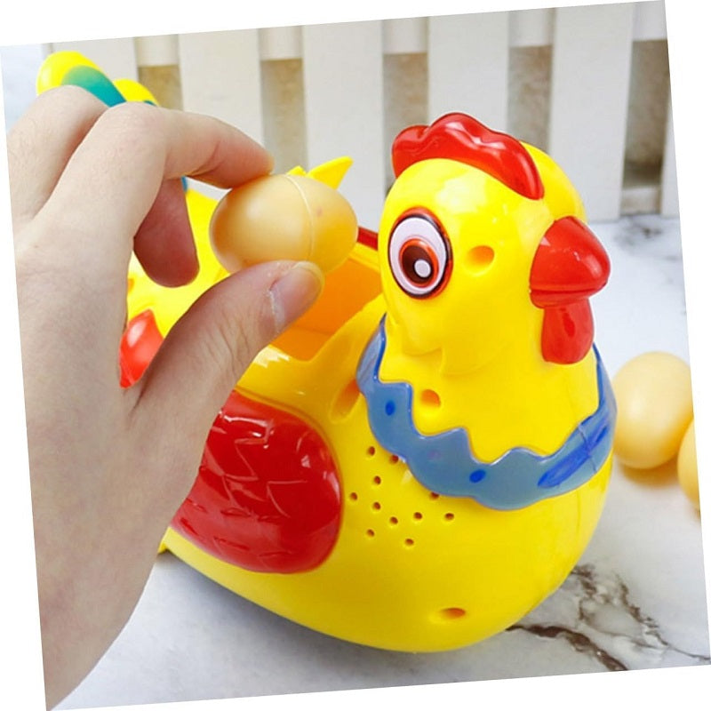 Laying Egg Electric Hen With Flashing Lights & Music For Kids