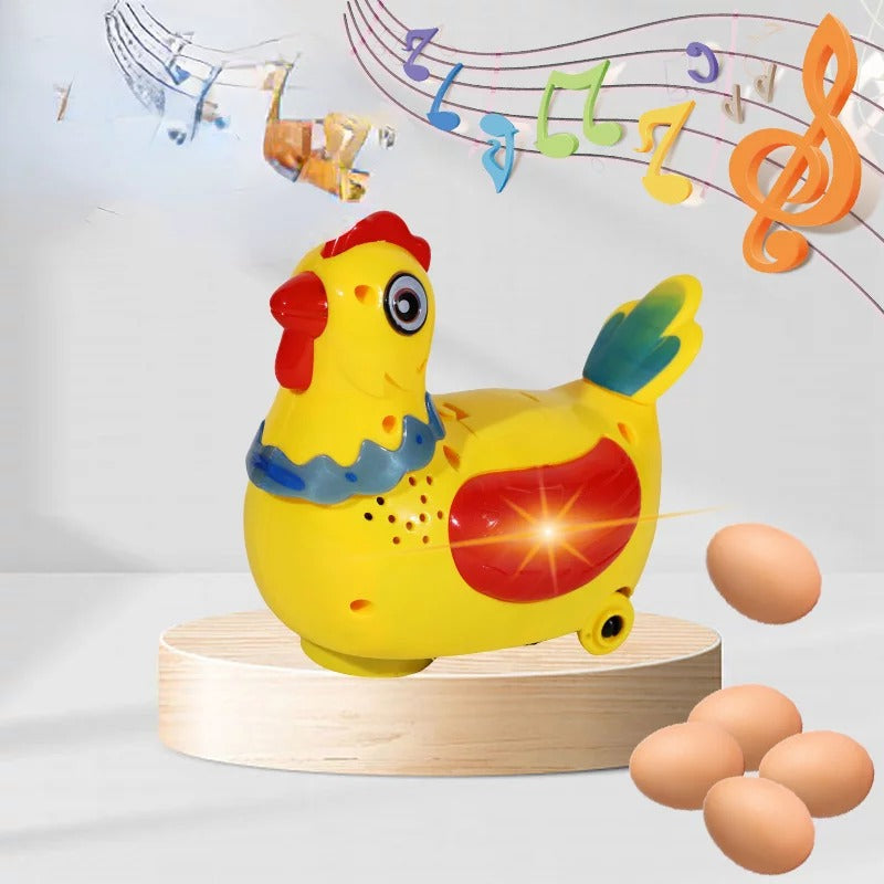 Laying Egg Electric Hen With Flashing Lights & Music For Kids