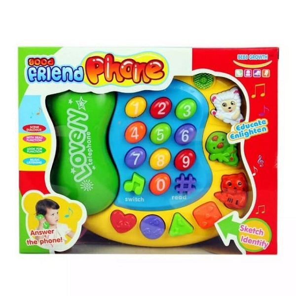 Musical Telephone With Flashing Lights & Animal Sounds