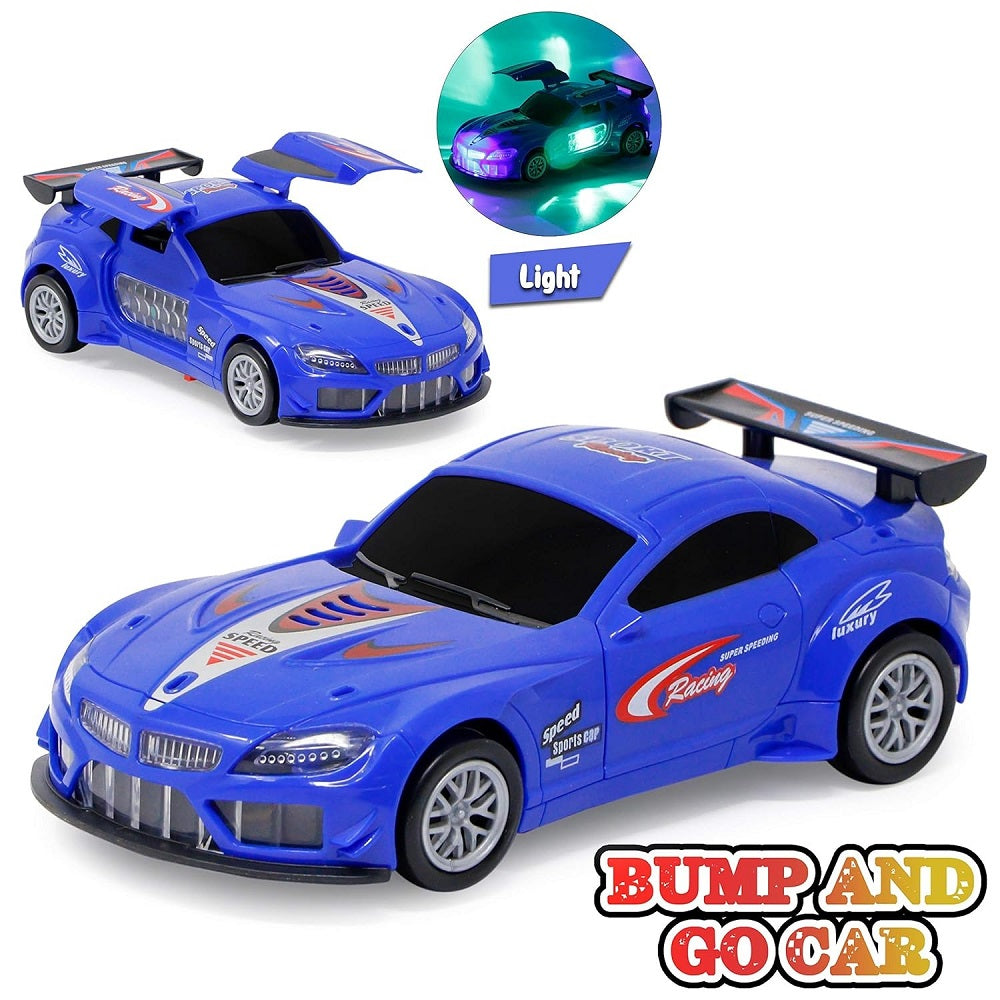 Musical Electric Sports Car With Flashing Lights Bump & Go Action