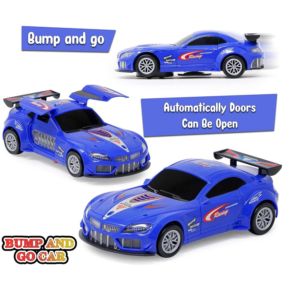 Musical Electric Sports Car With Flashing Lights Bump & Go Action