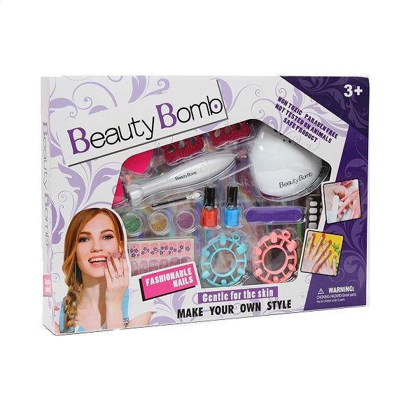 Beauty Bomb Fashionable Nail Saloon Pretend Playset