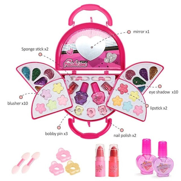 Fashion Beauty Cosmatic Set Mackup Kit Pretend Playset