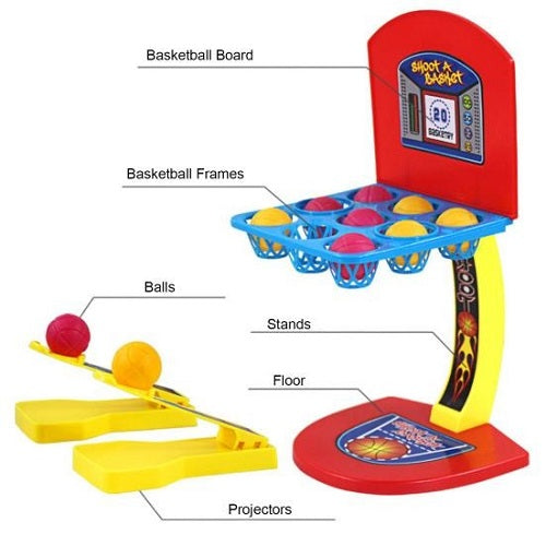 Crazy Finger Shooting Mini Tabletop Basket Ball Indoor Game