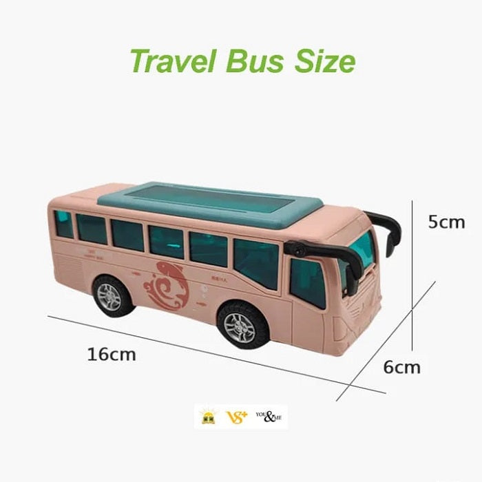 Musical Electric Automatic City Mini Bus With Flashing Lights