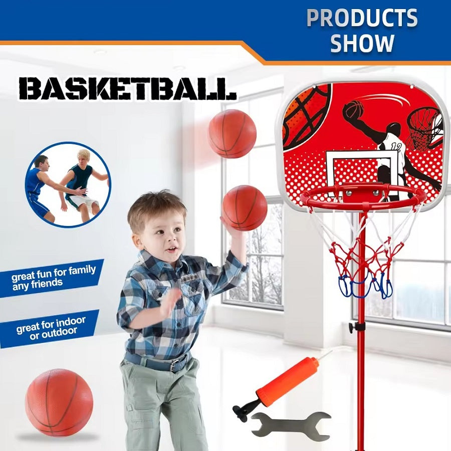 Hoops Basketball Goal Stand Set with Ball & Pump Activity game