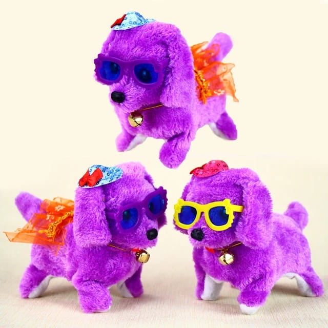 Cute Chuanyi Walking Barking Dog Playing Plush Toy