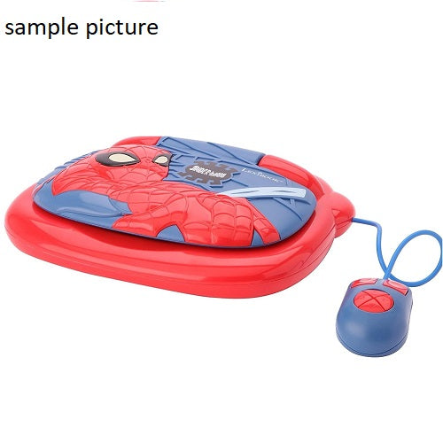 2 IN 1 Spider Theme Multiple Functional Educational Laptop With Mouse