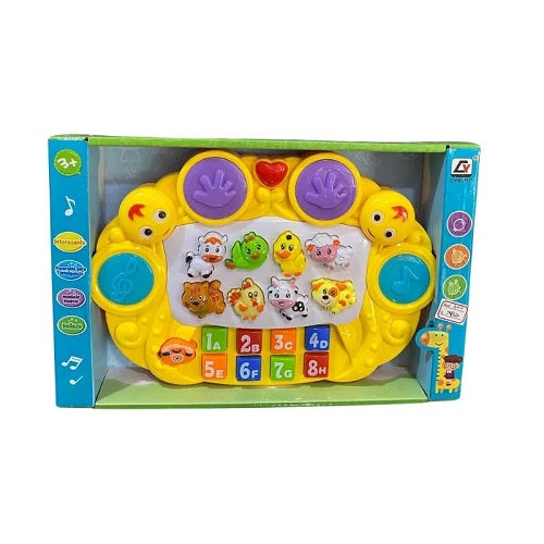 Musical Animal Piano With Lights Educational Activity Toy