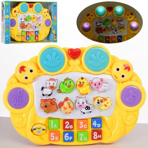 Musical Animal Piano With Lights Educational Activity Toy