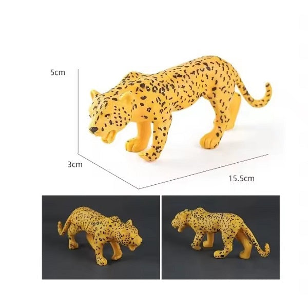 Jungle Zoo Wild Animals Set Of 6 Pcs