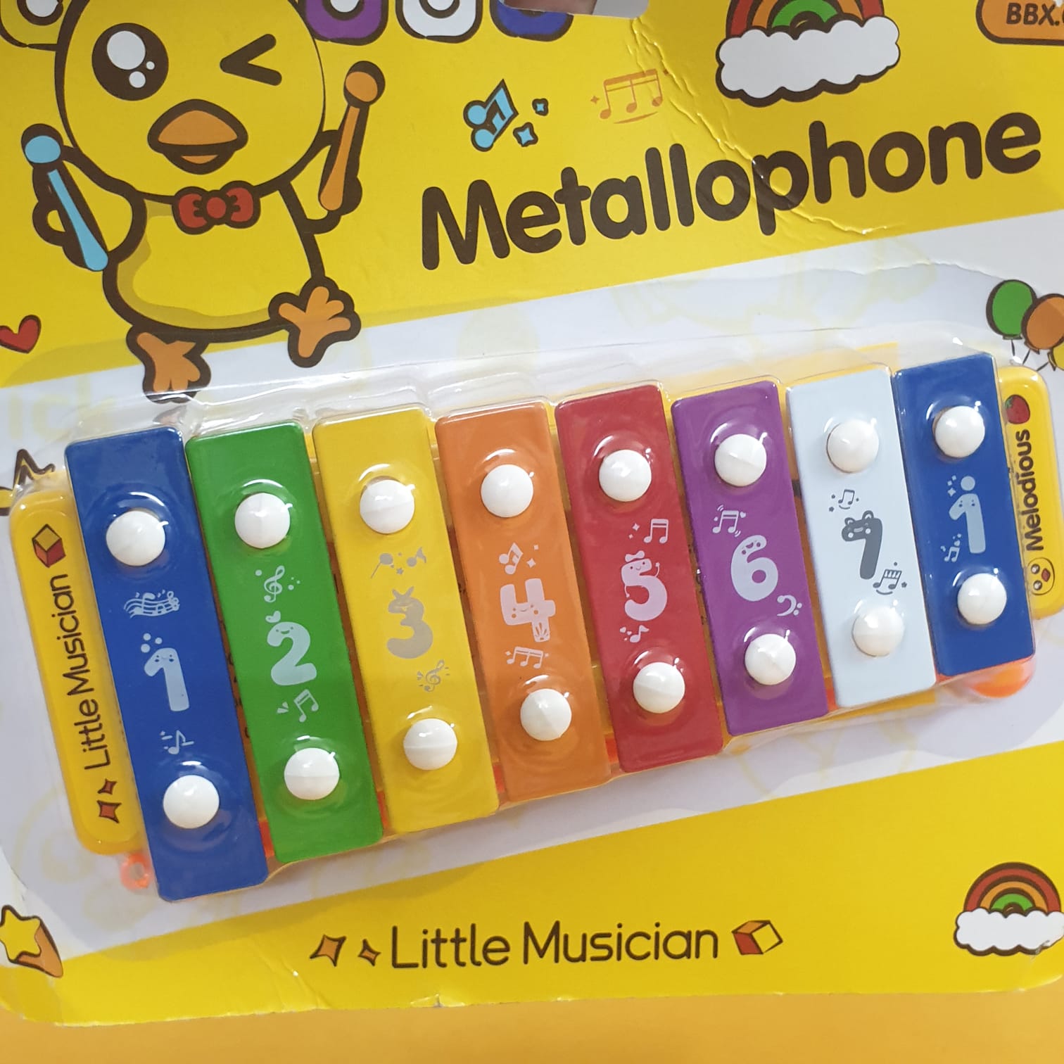 Metallophone Kids Activity Metal Plate Xylophone