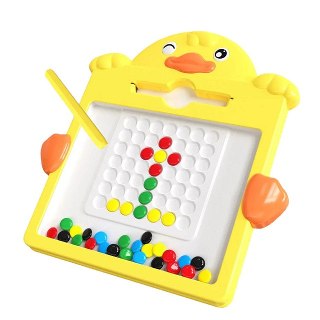 Cute Duck Theme Magnetic Drawing Multicolour Beans Board