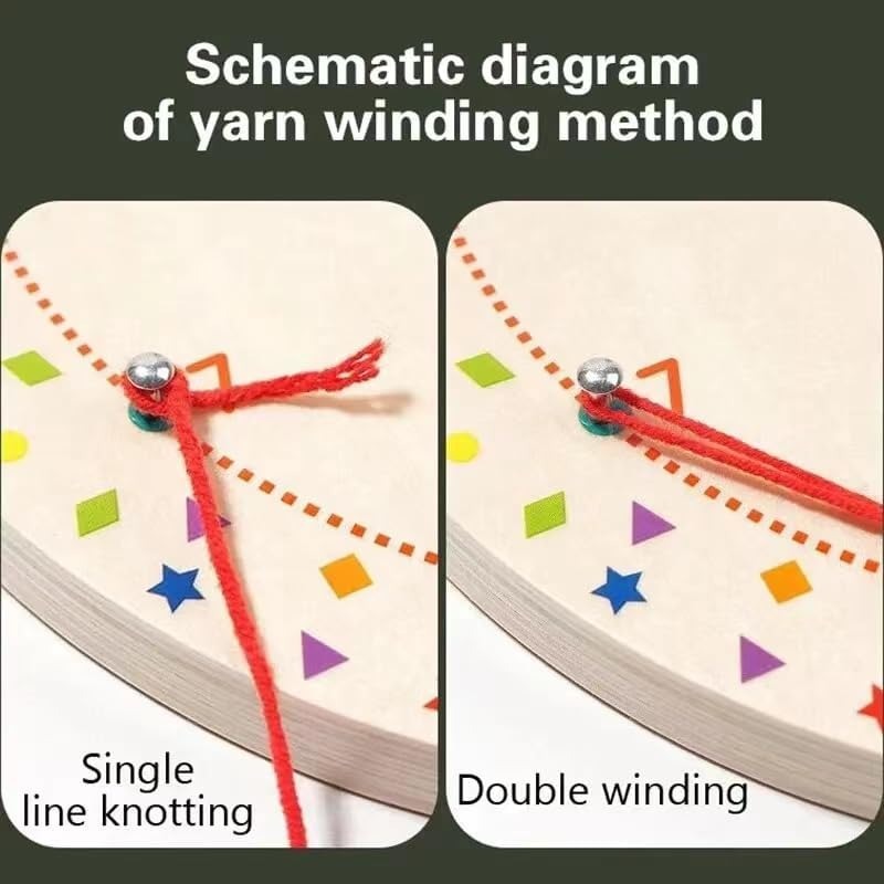 Wooden 3D Winding Patterns Creative Educational Activity – MGT Toys
