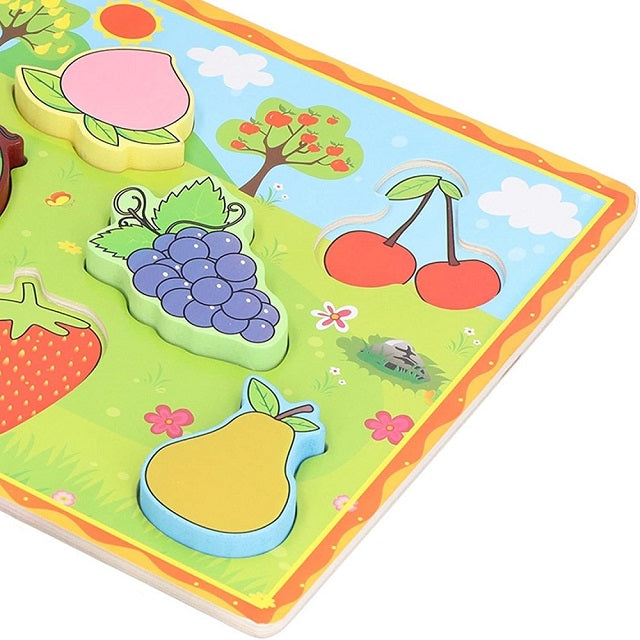 Wooden 3D Puzzle Sorting Educational Board