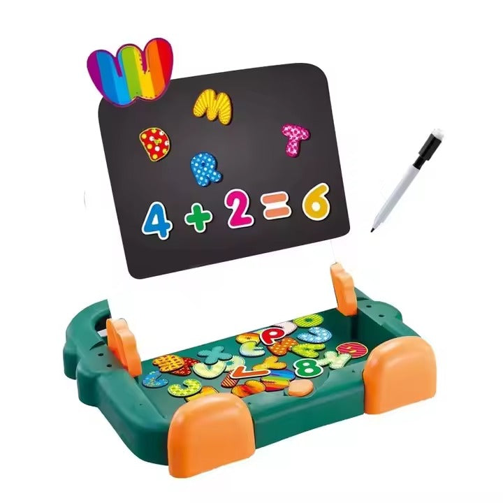 2 IN 1 Magnetic Puzzle & Writting Board Educational Toy
