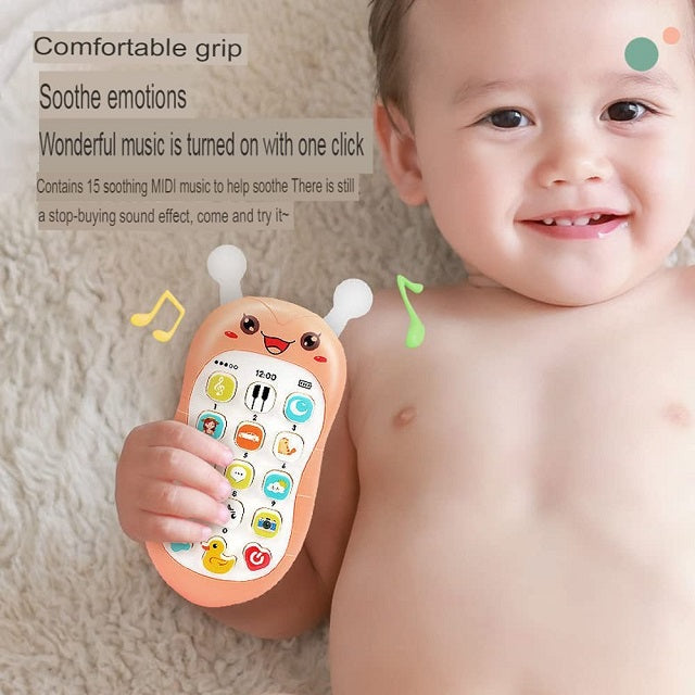 Musical Multifunction Honey Bee Mobile Phone with Lights & Teether